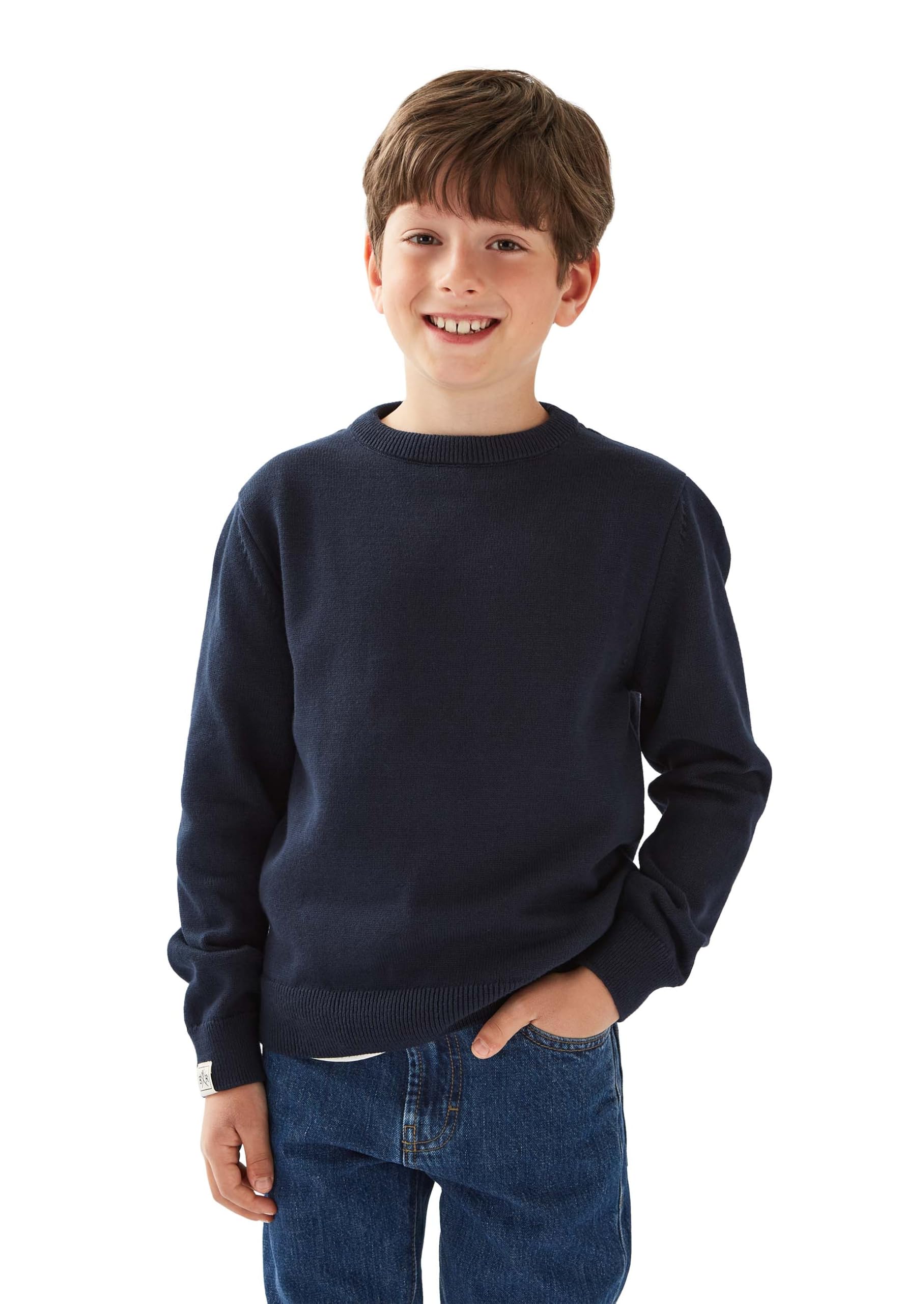 Band of Rascals Kinder Kurzarm T-Shirt Basic Knitter aus Bio-Baumwolle