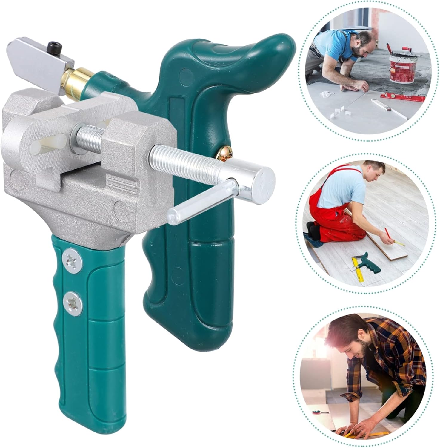 MUELODSIC 1set Roller Design Glass Cutter Kit Ergonomic Tile Glass Opener Tool for Cutting Tiles Non- Handle for Safe Efficient Use
