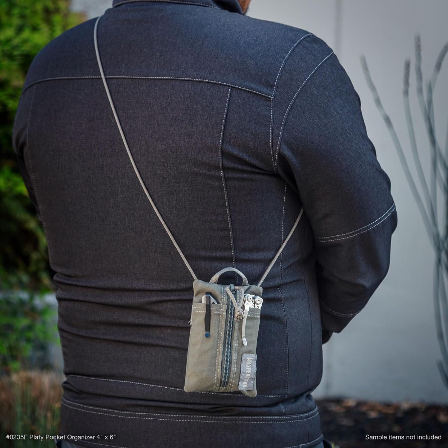 MAXPEDITION Platy Pocket Organizer, Durable EDC Tool Pouch for Men, Neck Wallet with Paracord Lanyard, Holds Flashlight, Multitool, Pen, Notebook - Image 11