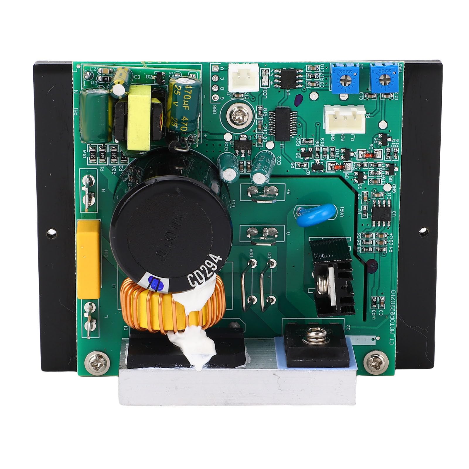Aoresac Mini Tokarka Płyta Sterująca Płytka Drukowana Silnika Tokarki Płytka Sterowania Prędkością Silnika Moduł Regulatora Prędkości Szczotkowego DC DC 0 do 180 V 450 do