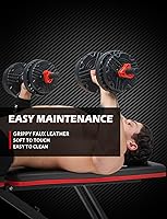 Vista 7 de Weight Bench, Adjustable Strength Training Benches for Full Body Workout, Multi-Purpose Foldable Incline Decline Home Gym Bench