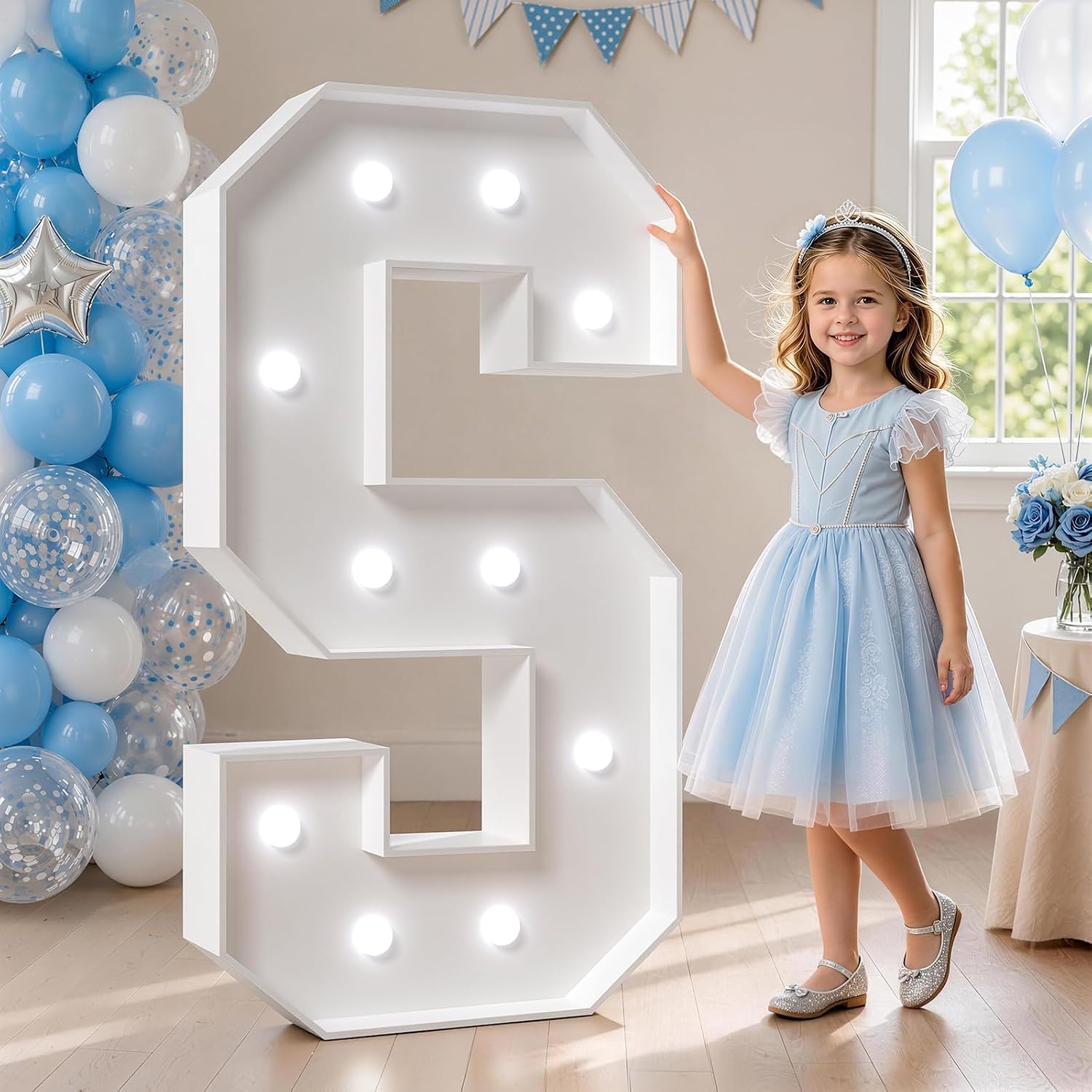 Marquee Letters 4 Feet Tall, Cool Light Up Letters S for Party Decor