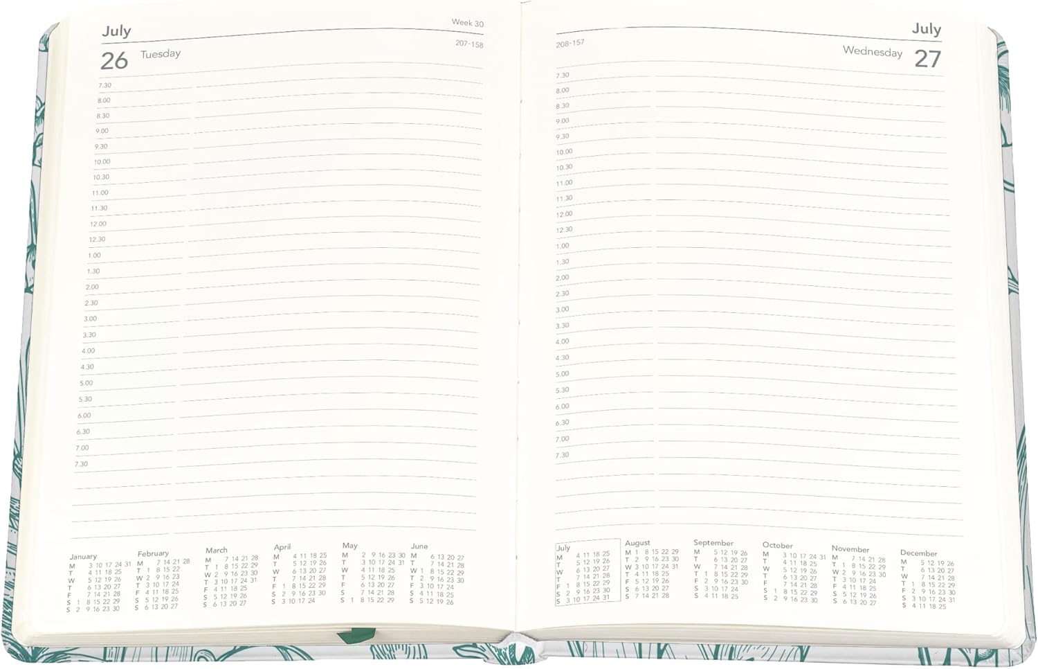 Collins Tara A5 (210 x 148) Day to Page Mid Year Academic 2022-23 Diary - Light Blue (TA151M.57-2223) - Student Journal Planner with Diary, Notes and timetables