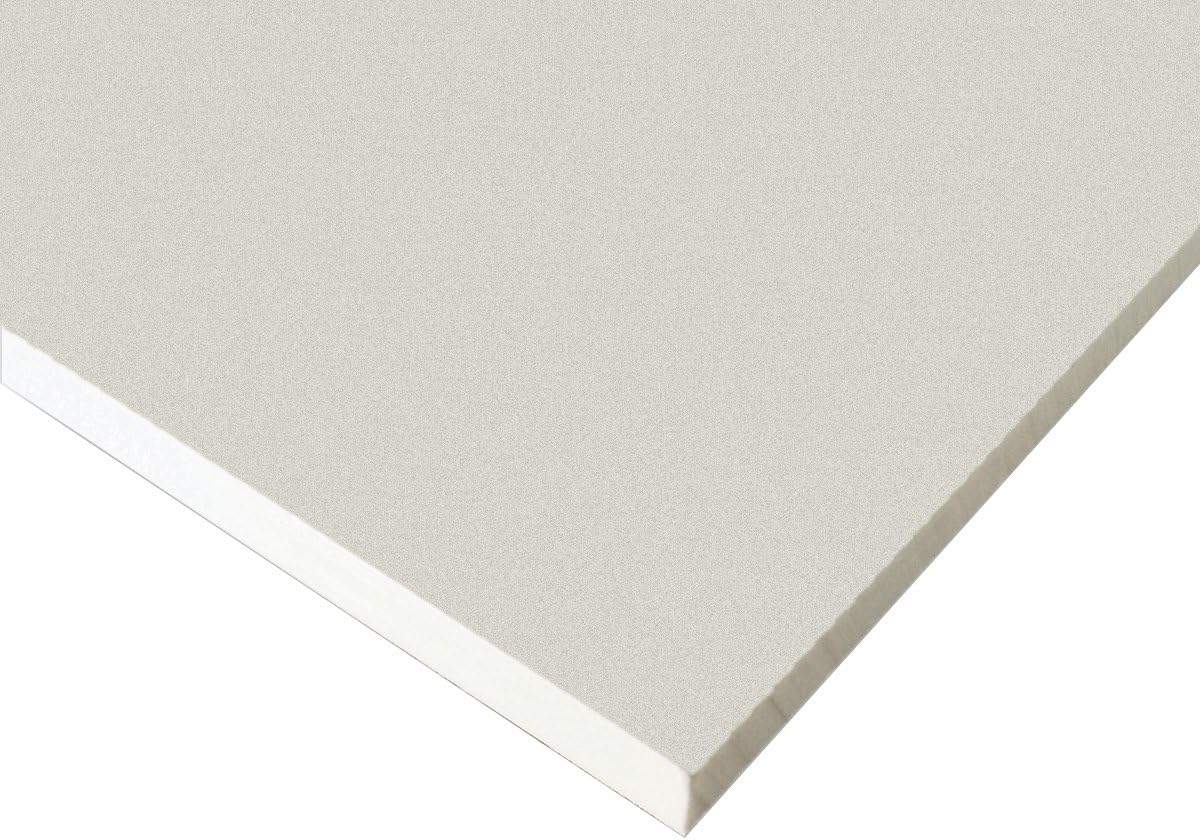 Marine Board HDPE (High Density Polyethylene) Plastic Sheet 1/2" x 24" x 36” White Color Textured