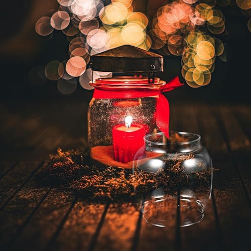 Miniatura 8 de DOITOOL Linterna de repuesto de cristal de queroseno, pantalla de repuesto para lámpara de globo de vidrio para lámparas de gas, cubierta de luz al