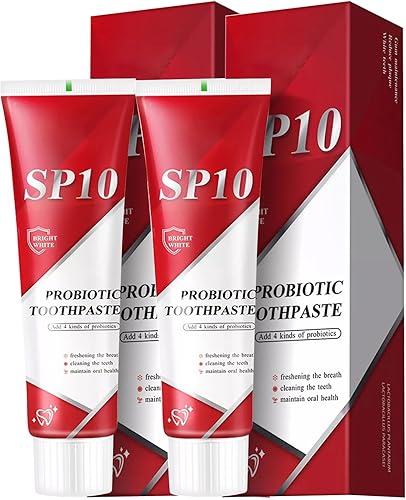 Miniatura 1 de SP 10 Pasta de dientes blanqueadora probiótica - Mejora la salud bucal con pasta de dientes SP 10 para dientes más brillantes y saludables