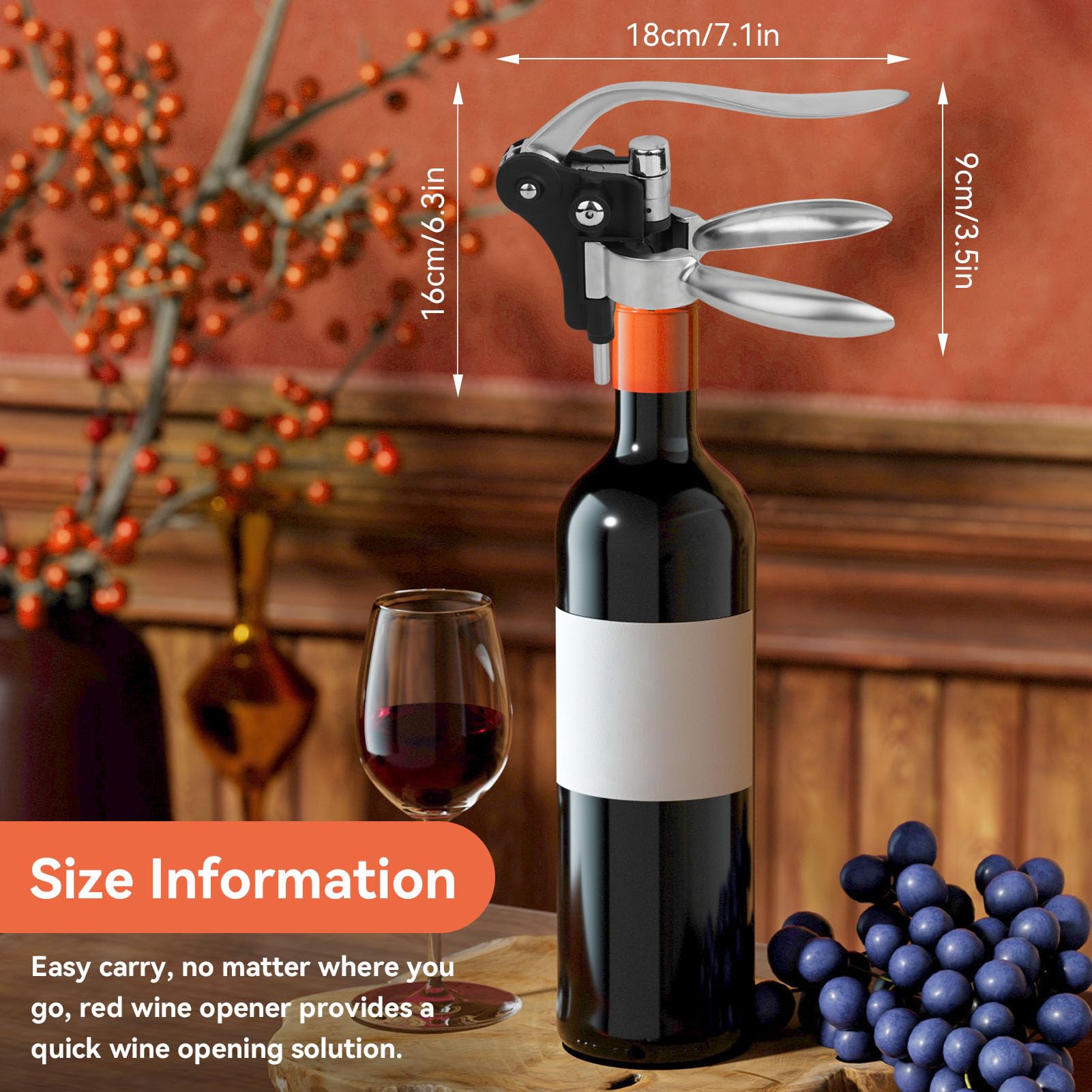 Cavatappi per bottiglie di vino, cavatappi a leva e apribottiglie per vino, apribottiglie in lega di zinco, cavatappi per appassionati di vino e wine club