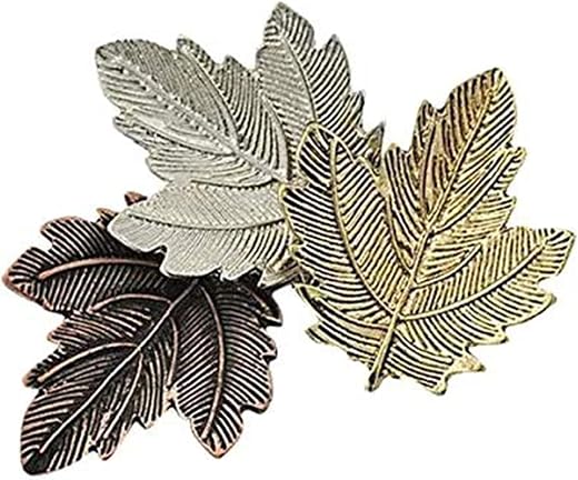 Mahi Mapel Leaf Retro Classic Tricolor Maple Leaf Unisex Brooch/Lapel Pin (BP1101089G)