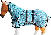 Vista 17 de CHALLENGER 36" Miniatura Destete Burro Pony Caballo Potro Verano Flysheet Marrón Floral 51831