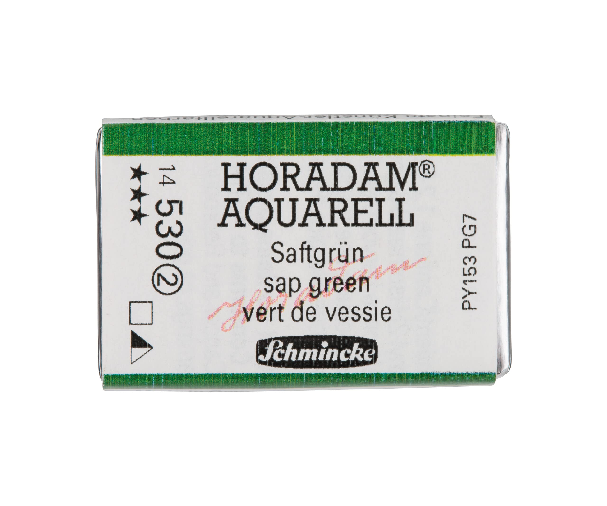 Schmincke - HORADAM® AQUARELL - acuarelas para artistas, 492 azul de Prusia, 14 492 044, 1/2 godet — view 191