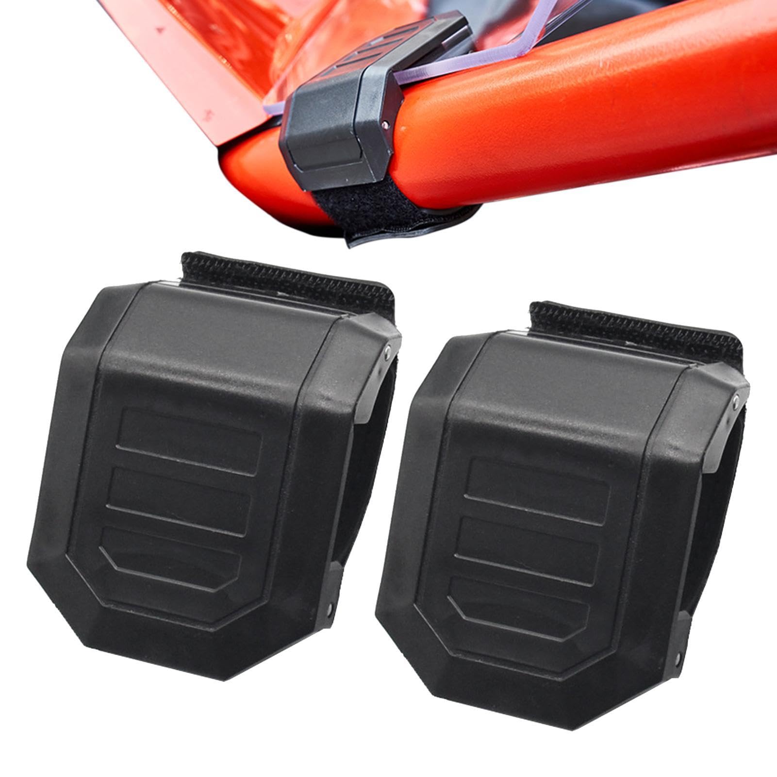 Abrazaderas para parabrisas UTV, kit de correa ajustable y clips para carrito de golf