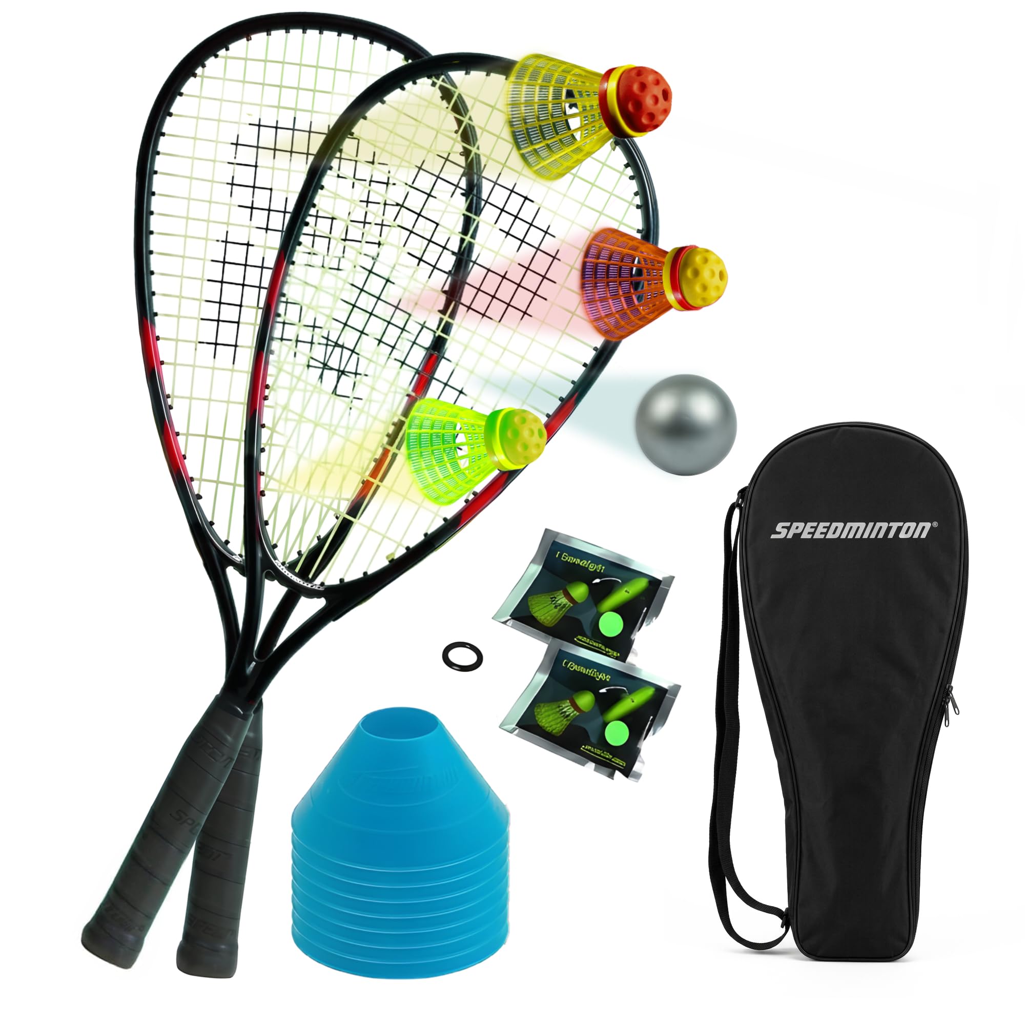 Speedminton ® Set S70 für Einsteiger, orange/schwarz