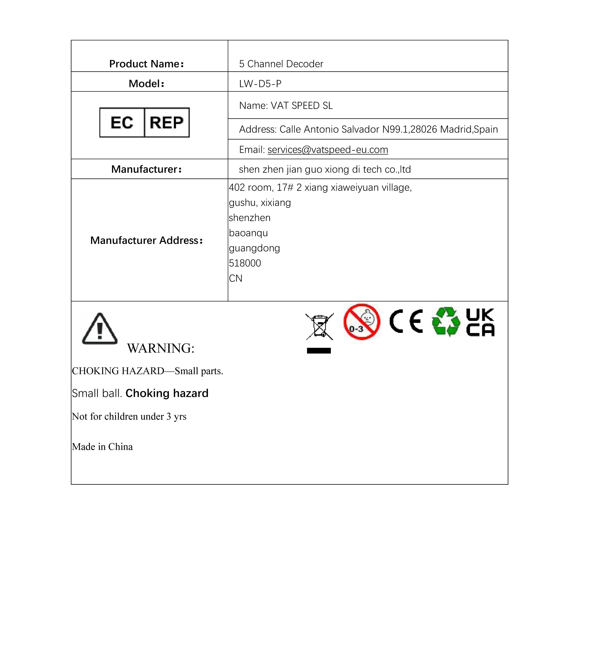 Decoder DMX512 a 5 canali, tensione costante RDM, dimmer LED DMX, DC 12-48V