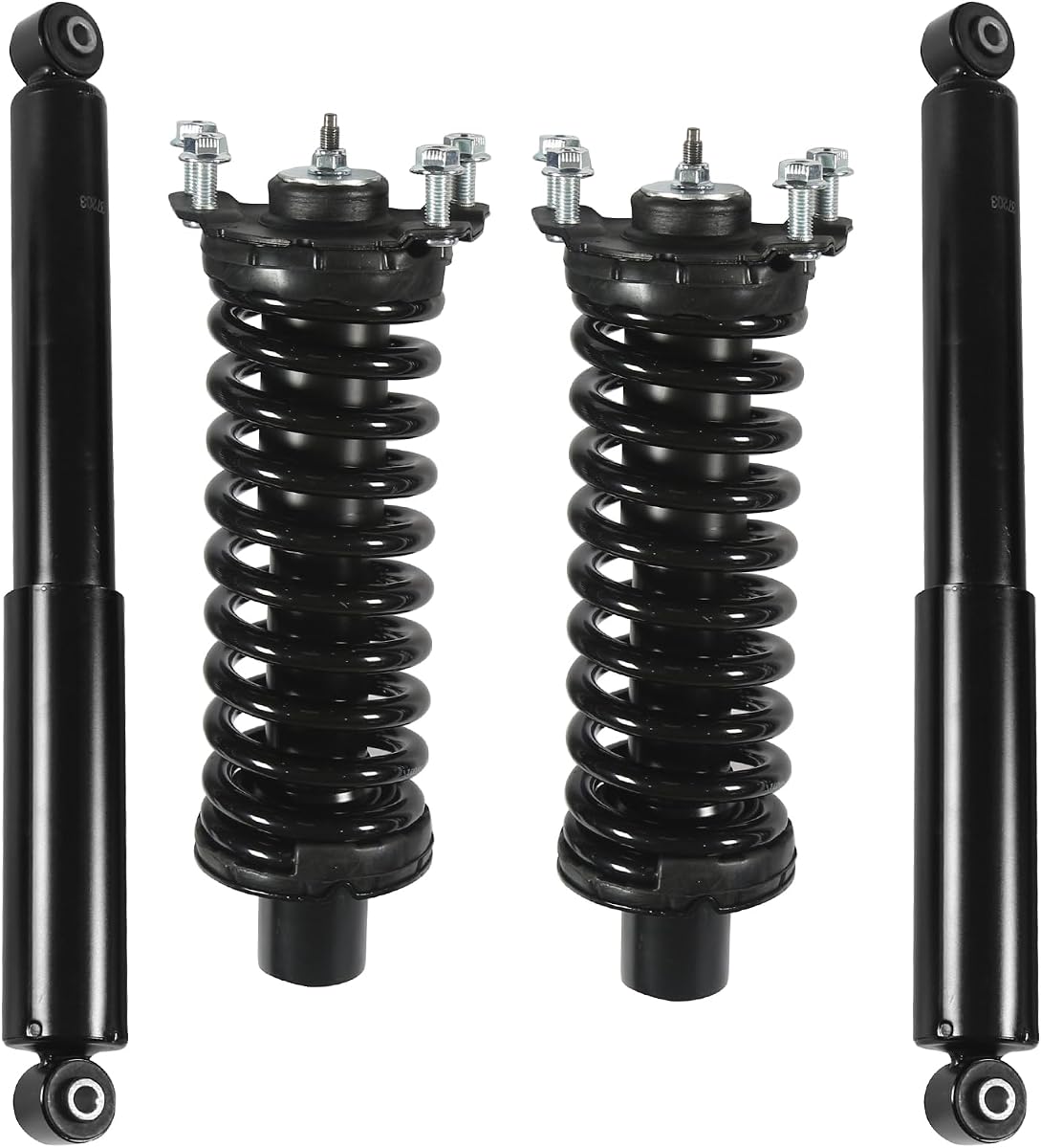 4Pc Struts Fit for Jeep Liberty 2002-2012 Dodge Nitro 2007-2011 | Shock Absorber Replacement, Front & Rear Strut Assemblies, OE 171577L 171577R 437203