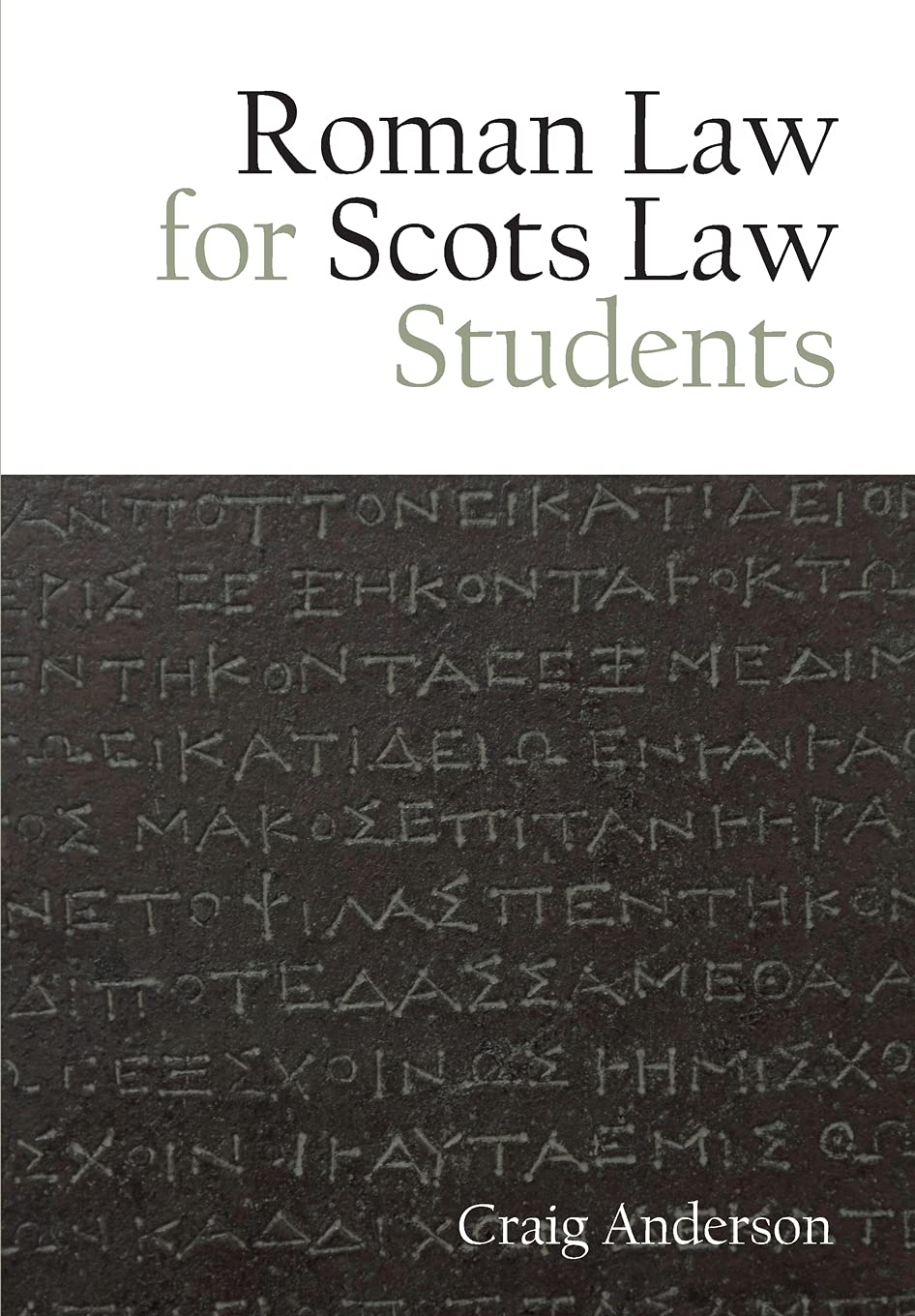 ROMAN LAW FOR SCOTS LAW STUDENTS.New 9781474450195 Fast Free Shipping**