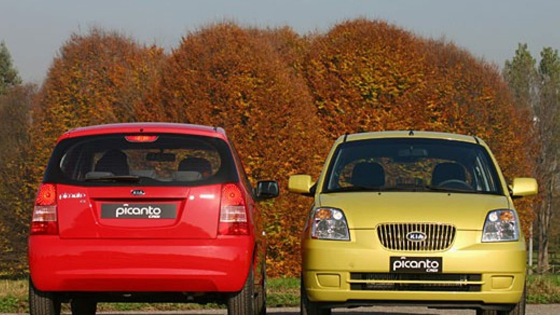 Alfombrillas para Kia Picanto I de 2004 a 2011 a Medida, Antideslizantes, con talonera de Goma Reforzada