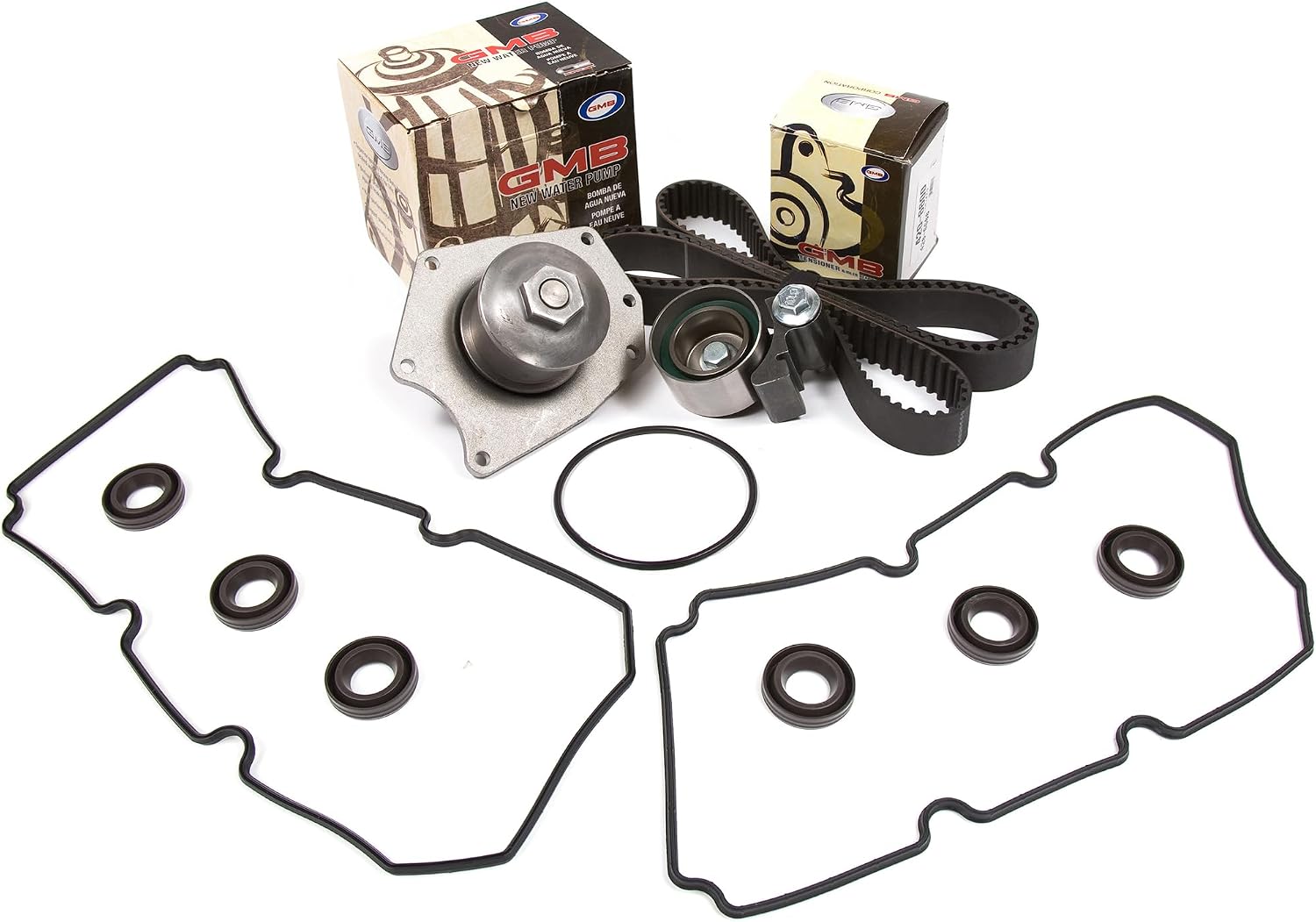 MA-9761246210 Timing Belt Kit GMB Water Pump Valve Cover Gasket Compatible With/For 03-04 Chrysler Dodge