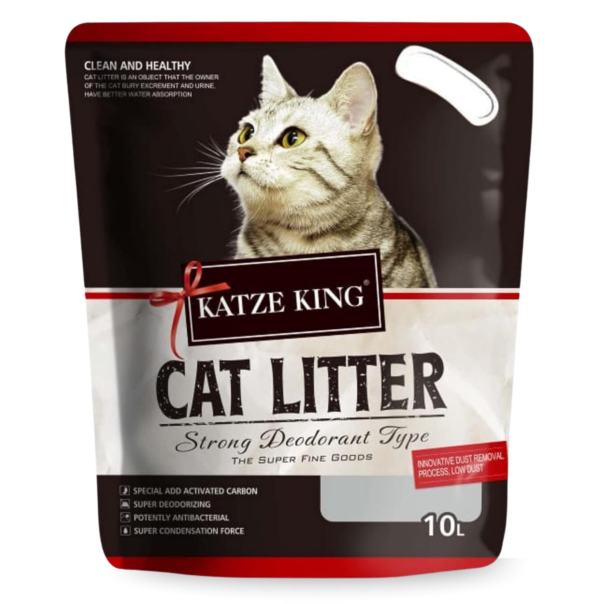 Foodie Puppies Katze King Cat Litter with Fragrance - (7Kg/10L - Pack of 1) (Multi Flavor) | Highly Absorbable Scoopable Cat Litter with Strong Odour Control & Natural Bentonite Clay granules