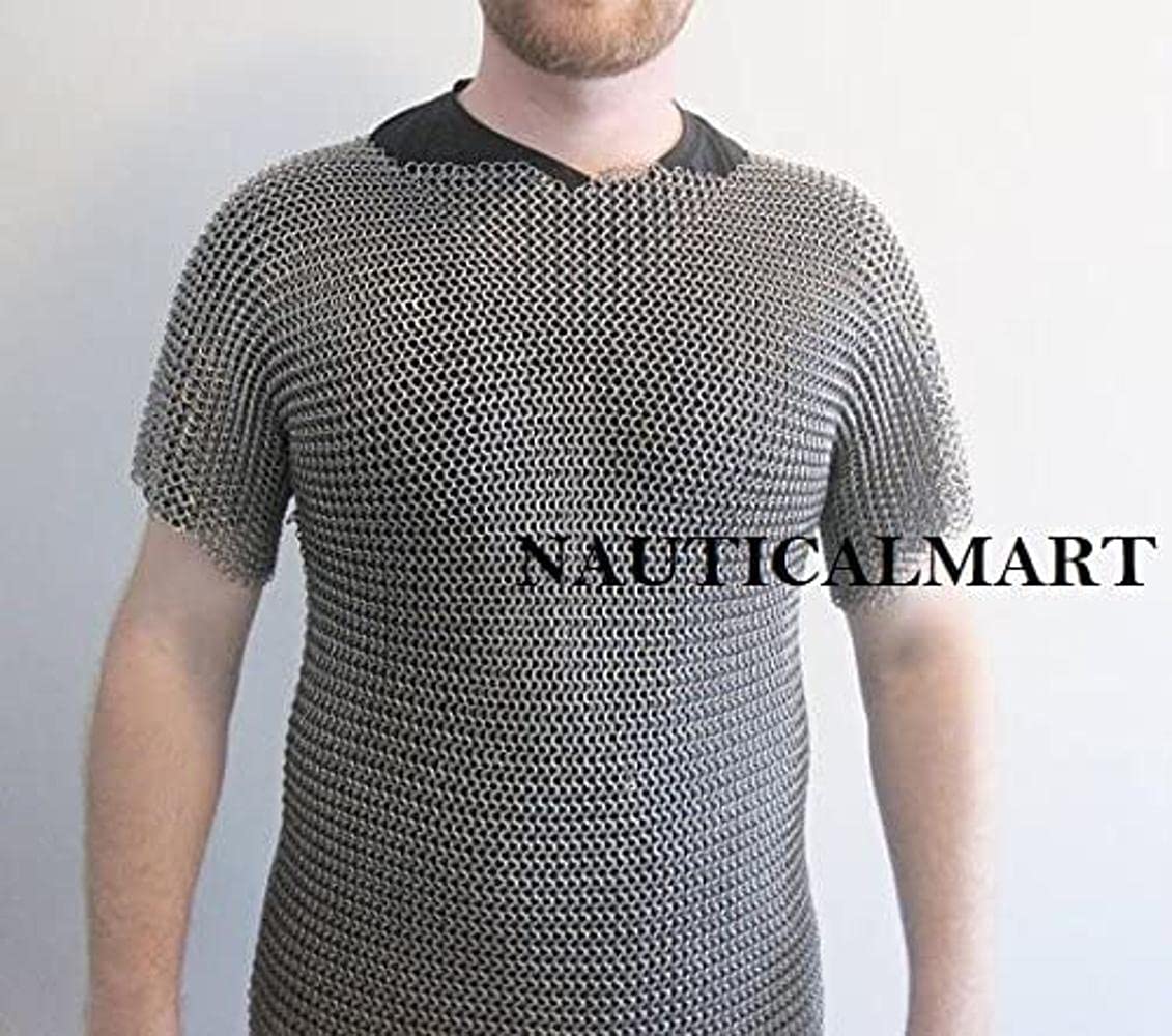 Chainmaille Medieval Shirt Knight Armor - Medieval Reenactment - LARP Costume Armor - Armor