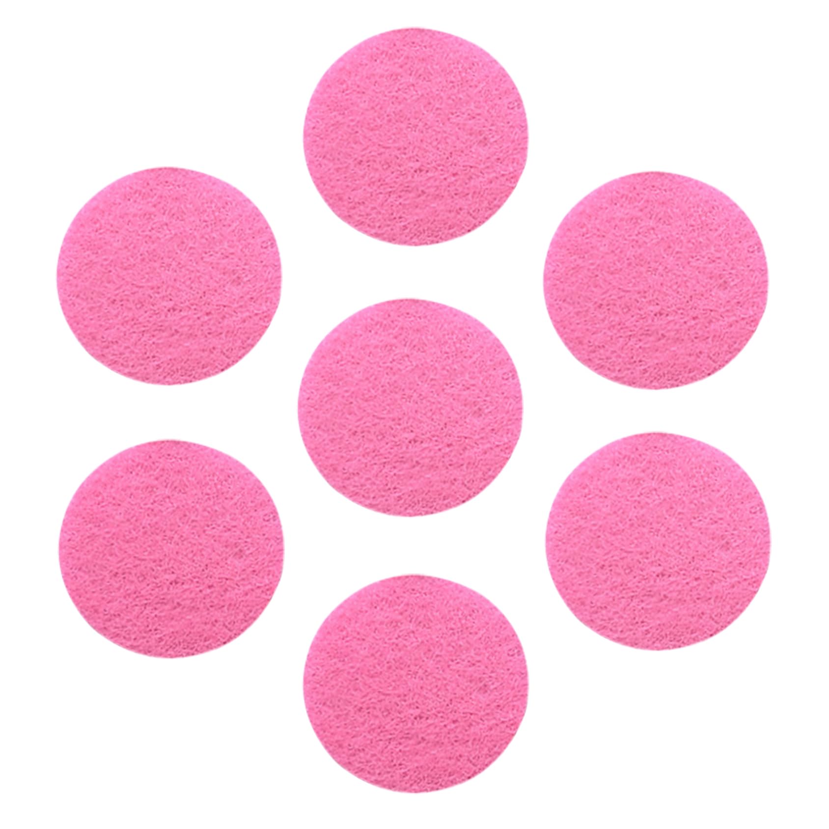 tBesme 100 PCS Adhesive Felt Circles,1.5 inch Self-Adhesive Felt Sticker for Party DIY Craft Projects,Sewing Handcraft Finishing (Pink)