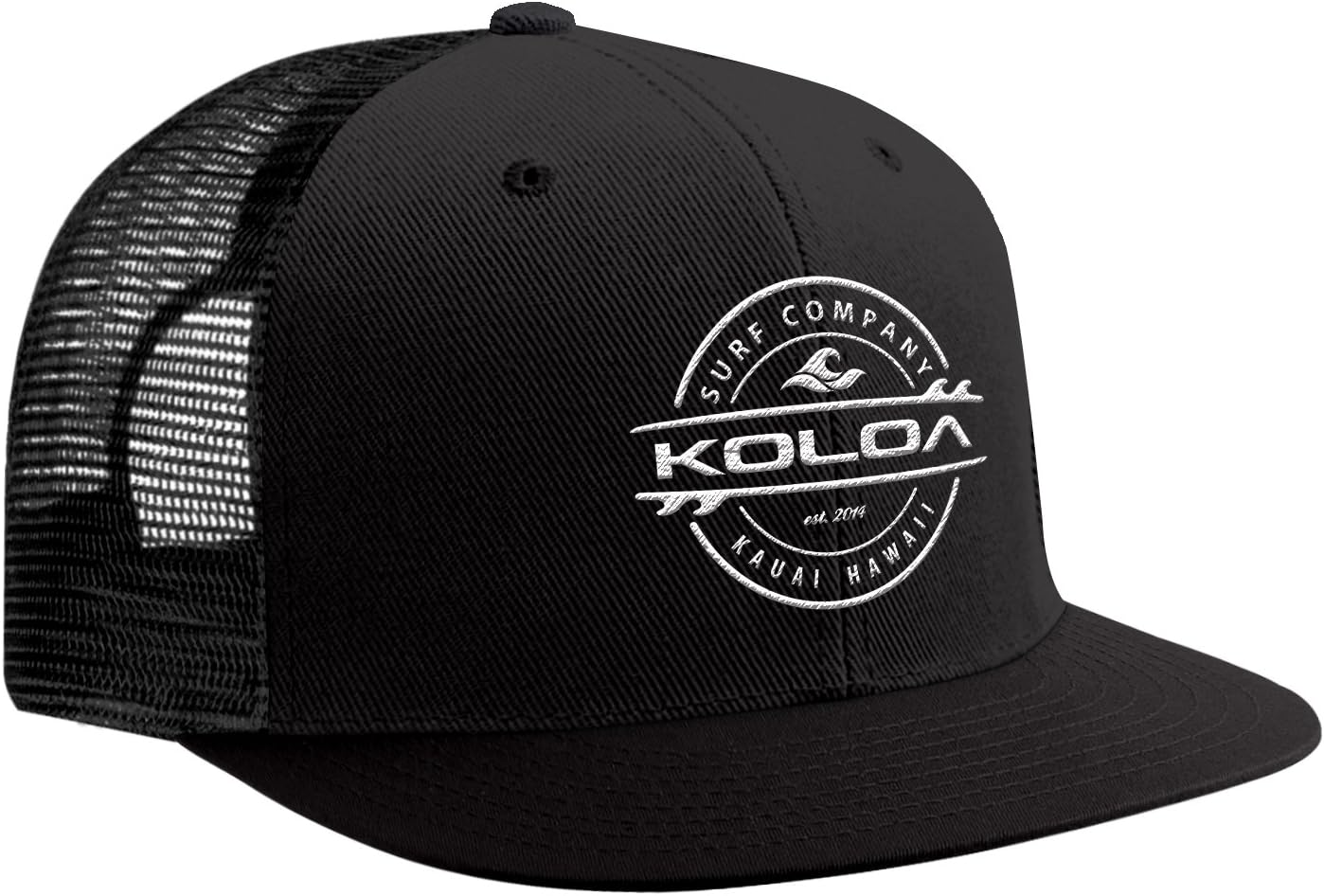 Koloa Surf Thruster Surfboard Logo Mesh Back Trucker Hats in 15 Colors