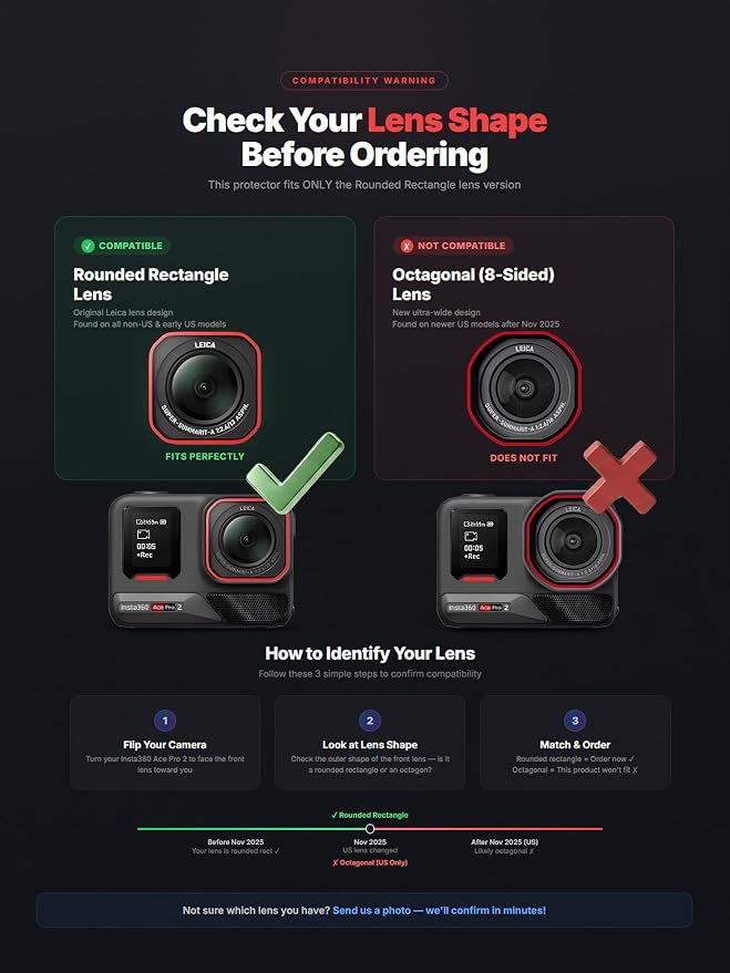 Protector de pantalla para Insta360 Ace Pro 2 kit 6 piezas miniatura 2