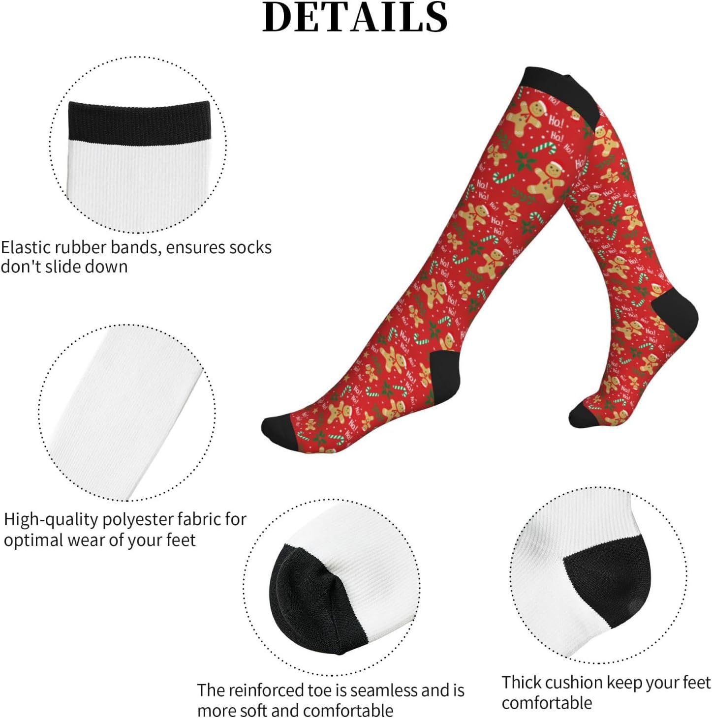 Tie Dye Compression Socks Knee High Support Socks For Women Men Running Athletic Hiking - Image 9