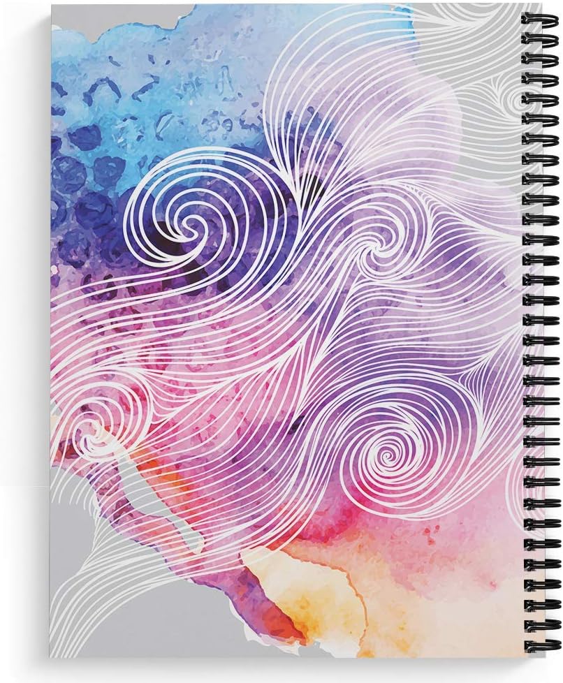 Softcover Think Positive 8.5" x 11" Motivational Spiral Notebook/Journal, 120 College Ruled Pages, Durable Gloss Laminated Cover, Black Wire-o Spiral. Made in the USA - Image 2