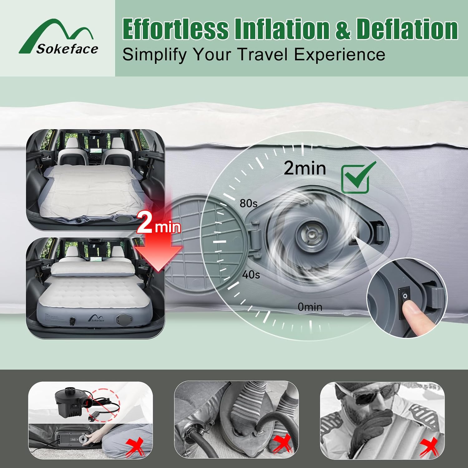 SUV Air Mattress with One-Click Charging Wireless Bhutan Ubuy