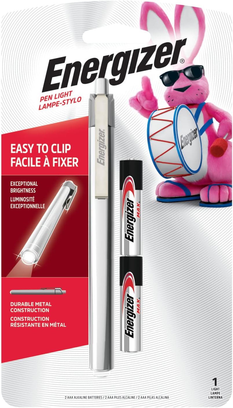 Energizer Pen Light in retail packaging
