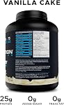 Revolution Nutrition, High Whey, Protein Powder 6LB, Whey Protein, Gluten Free, 25g of Protein Per Scoop, 2.7kg, 73 Servings (Vanilla Cake, 6 Pound)