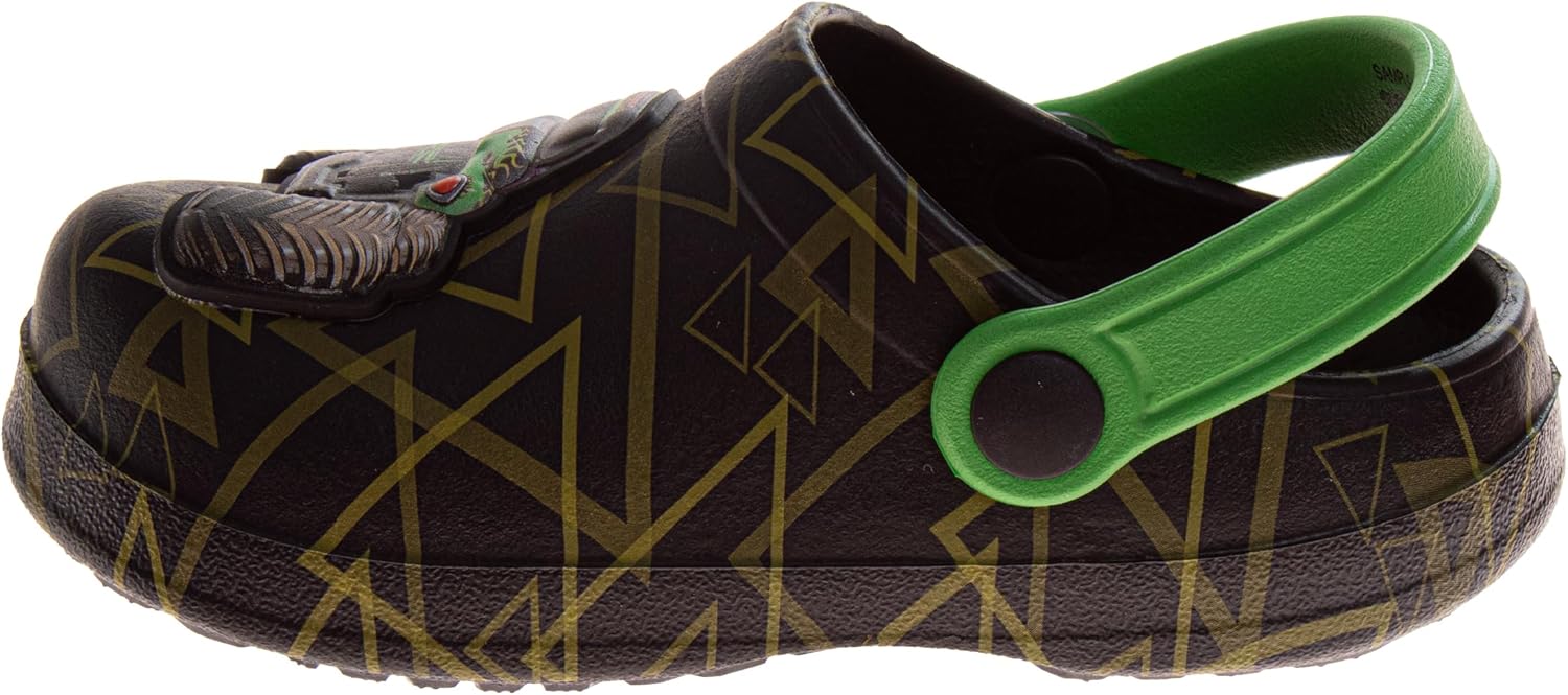 Boys Monster Jam Clog Sandals Grave Digger Megalodon El Toro Loco Slip-On Slides Closed Toe Clogs with Backstrap Sizes: 5-10 Toddler 11-12 Little Kid - Image 3