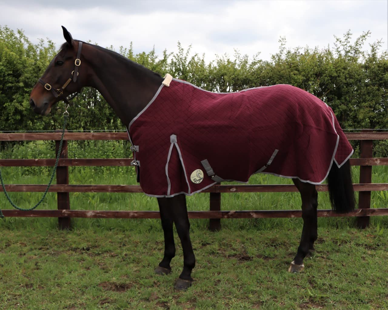 Ruggles Triple Layer Wicking Rug for Horse and Pony | Ideal for Travel Shows Stable and Cooling/Drying after Exercise or Bathing (6' 9", Port Royal)
