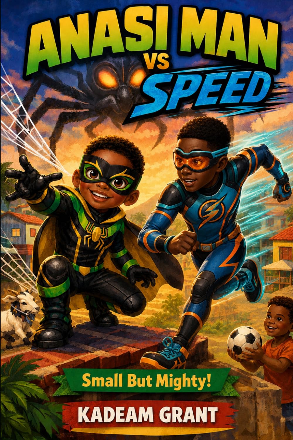 Anansi Man VS Speed (Fun stories for kids ages 4 to 8)