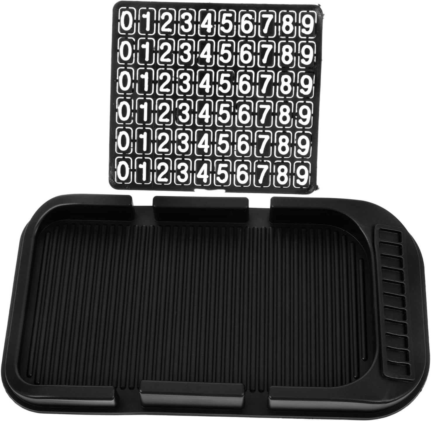 SHOWERORO Vehicle Car Slip Mat Multi Functional Dashboard Phone Holder for Secure Placement of Cellphones Sunglasses and Keychains Non Slip Auto Dashboard Tray Pure