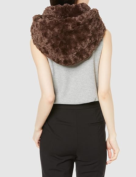 Amazon | [セルフォード] フード付きファーショール CWGG214521  