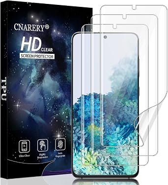 3 Pack Screen Protector for Samsung Galaxy S20 [Not Glass], Support Fingerprint Unlock Flexible TPU Film, Touch Sensitive, Anti-Scratch, Full Coverage 20260425