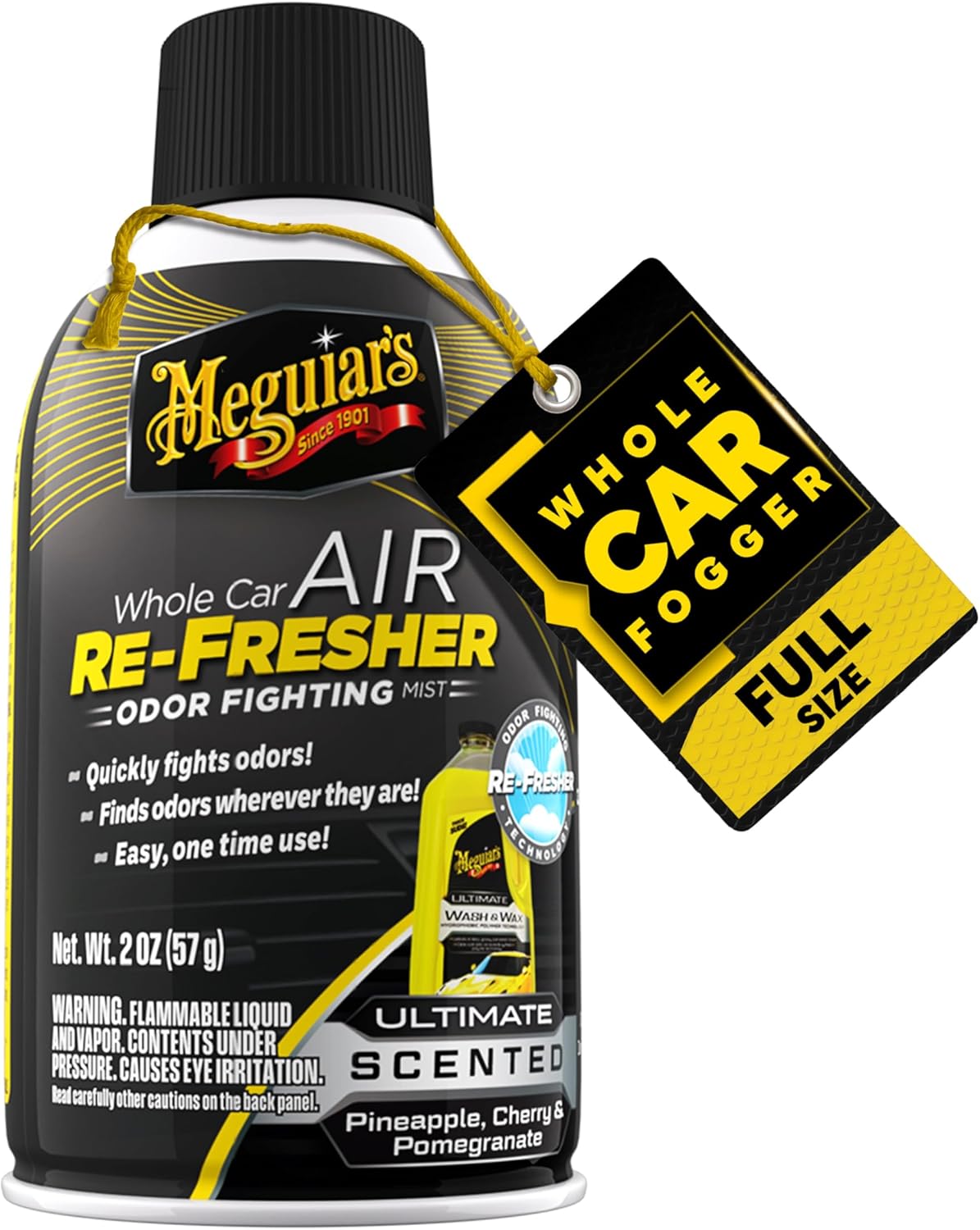Meguiar's Air Re-Fresher, Black Chrome scent, 2 oz (Pack of 1)