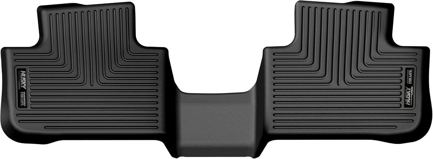 Husky Liners Weatherbeater Floor Mats | Fits 2018-2024 BMW X3; 2019-2024 BMW X4 | 2nd Row, 1-pc Black - 12881