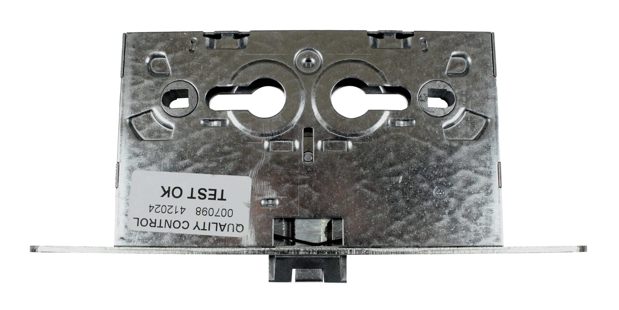 SN-TEC Metalltürschloss, Einfallenschloss, Türschloss für Nebentüren und Garagentüren, Dornmaß 65mm, Entfernung: 72mm, Stulp: 20x235mm abgerundet, Vierkant 8mm, DIN Links/Rechts verwendbar