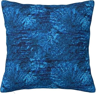 Exotic Leaves for Square Throw Pillows - Double Sided Decorative Cushion for Couch and Living Room, Soft Polyester Cover with Hidden Zipper, Multiple Sizes