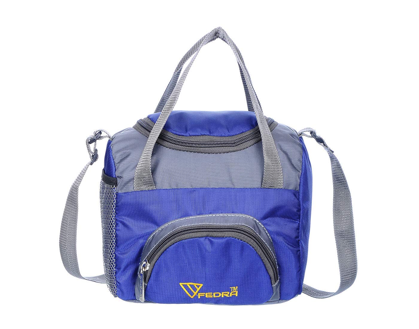 FEDRA Polyester Waterproof Lunch Tiffin Bag for School Office Picnic Blue (B07VHP3LTP) Amazon Price History, Amazon Price Tracker