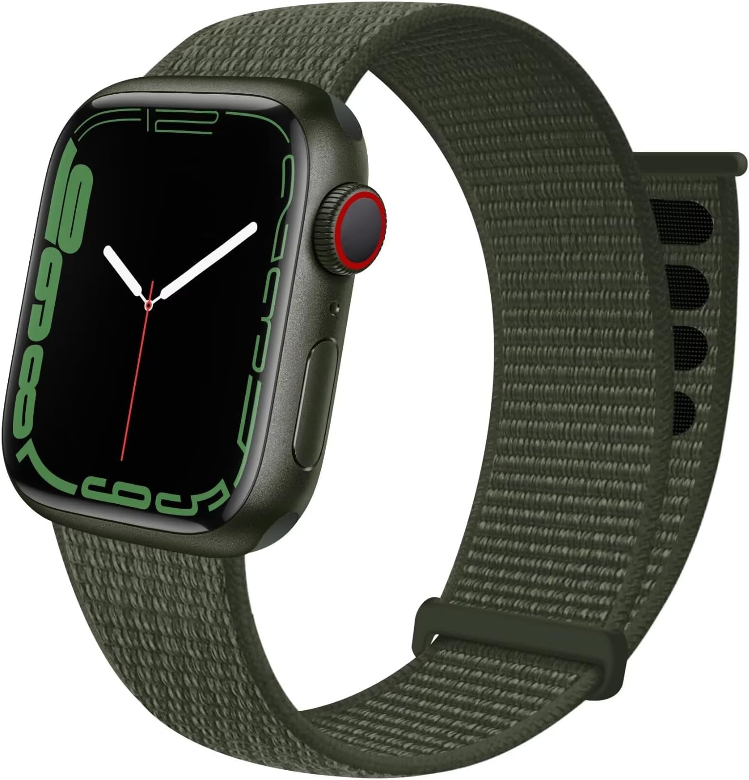 - VEMIGON Soft Breathable Nylon Sport Band Compatible with Apple Watch Strap 38mm 40mm 41mm 42mm 44mm 45mm 46mm 49mm, Adjustable Velcro Solo Loop for Series 11 10 9 8 7 6 5 4 SE3 SE2 SE Ultra 3 2 1