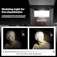 Vista 5 de Godox V860III-C TTL Flash para cámara Canon Flash, Godox V860IIIC Speedlight