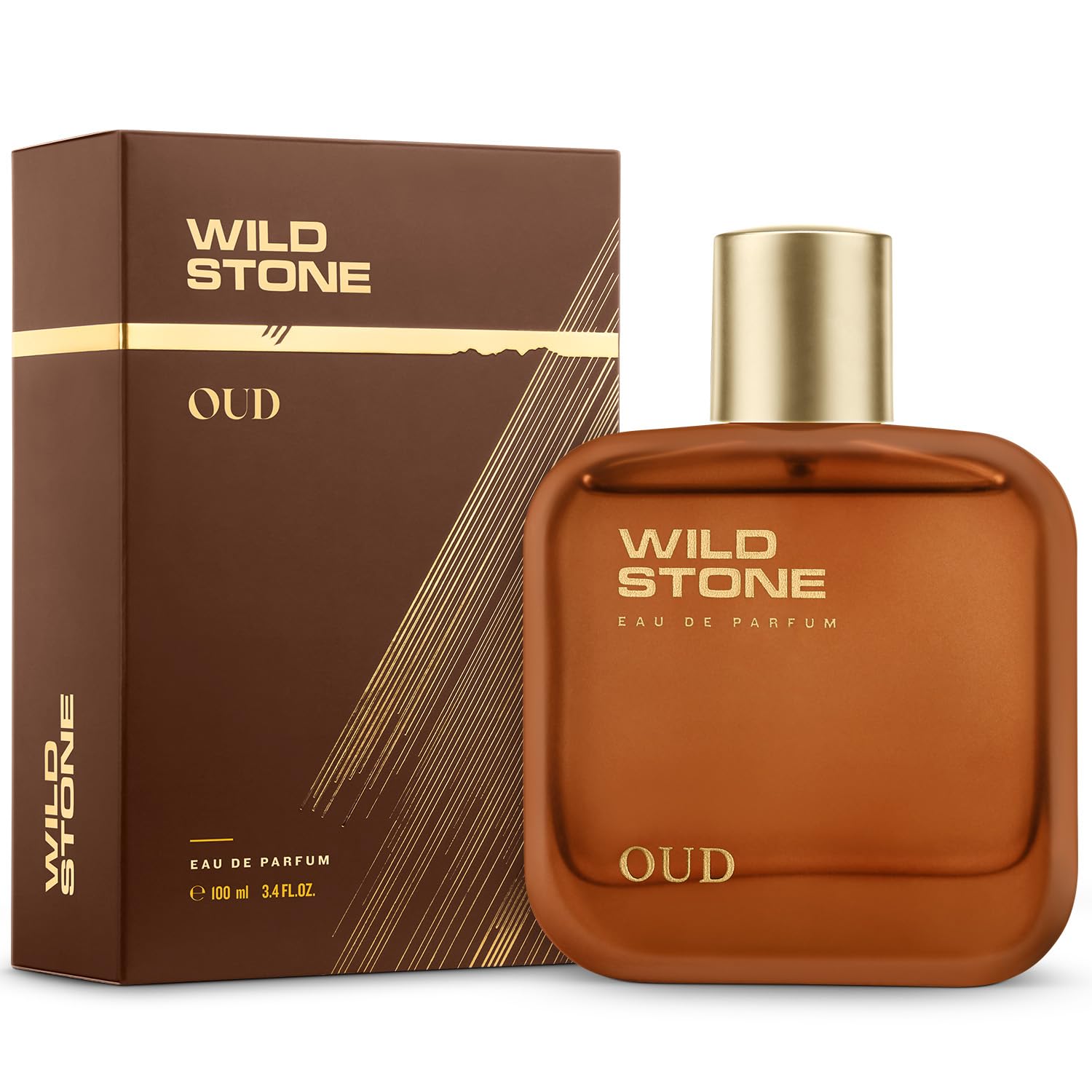 Wild Stone Oud Perfume for Men, 100ml | Luxury Eau De Parfum | Long-Lasting Oud Perfume | Premium Woody Oriental Perfume for Men | Best Gift for Him