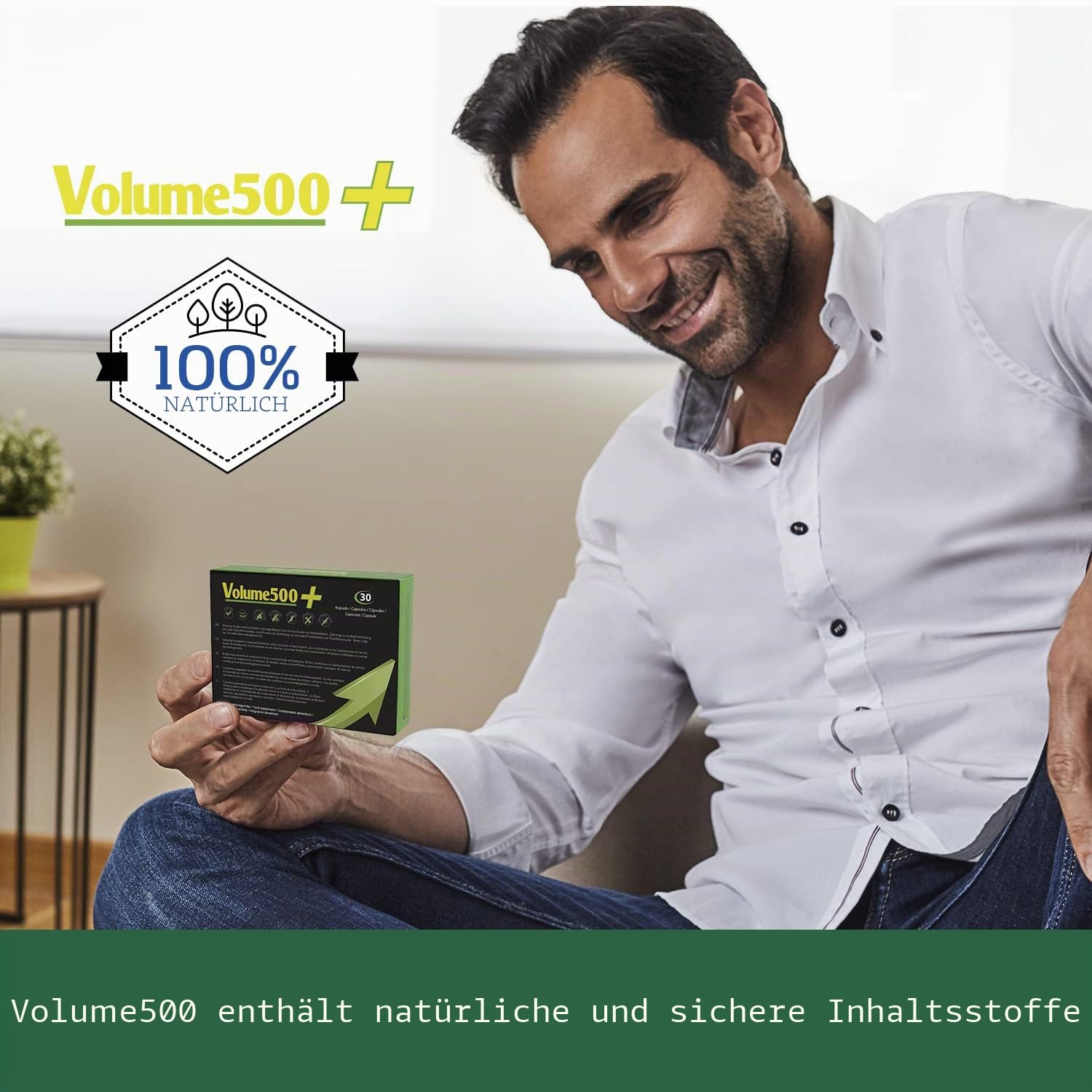 2 Volume500: Tabletten zur Verbesserung der Spermienqualität und -quantität