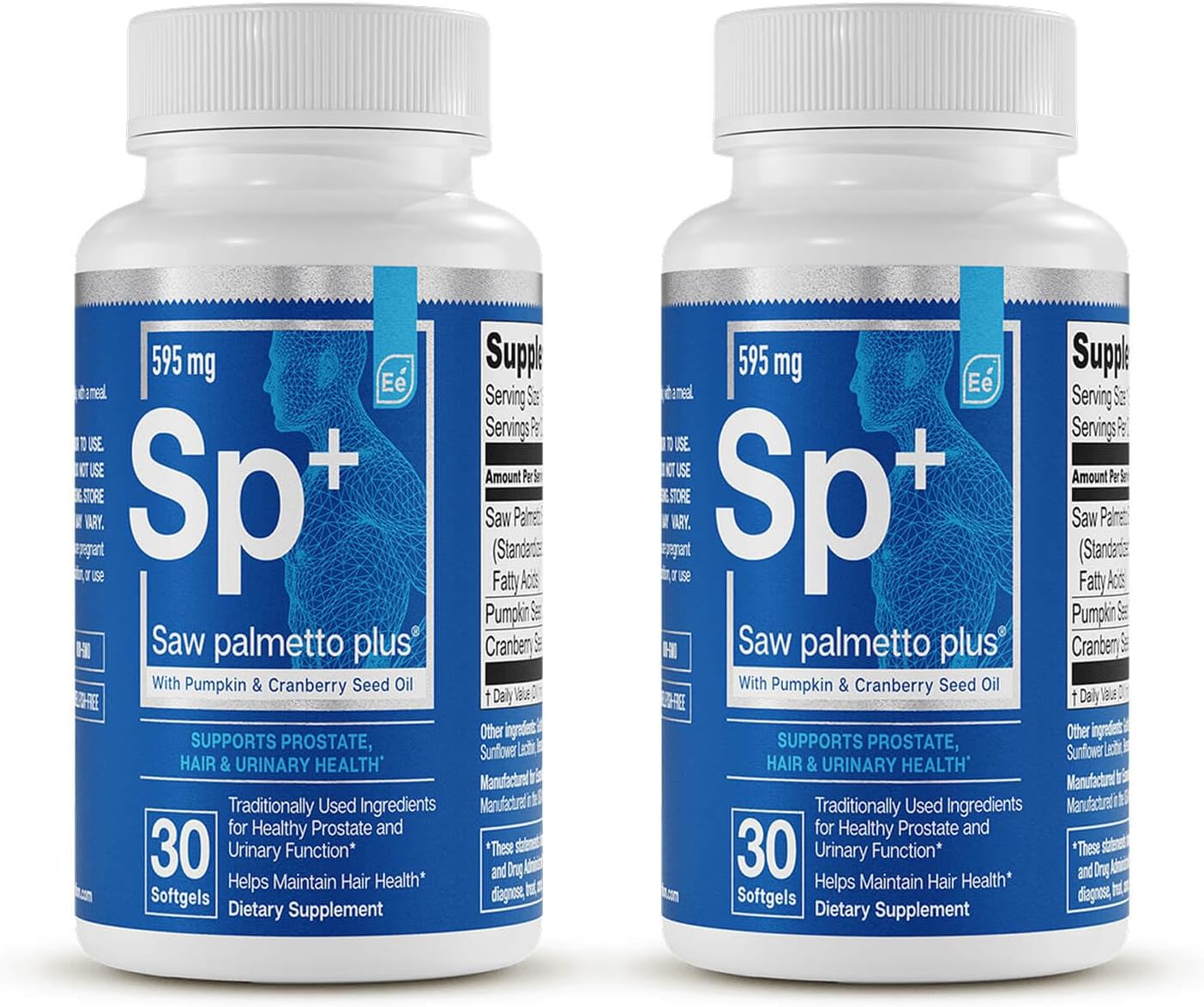 Essential Elements Saw Palmetto Plus - Promotes Bladder & Urinary Health - Prostate Support Supplement for Men with Pumpkin & Cranberry Seed Oil - 30 Count (2 Pack)