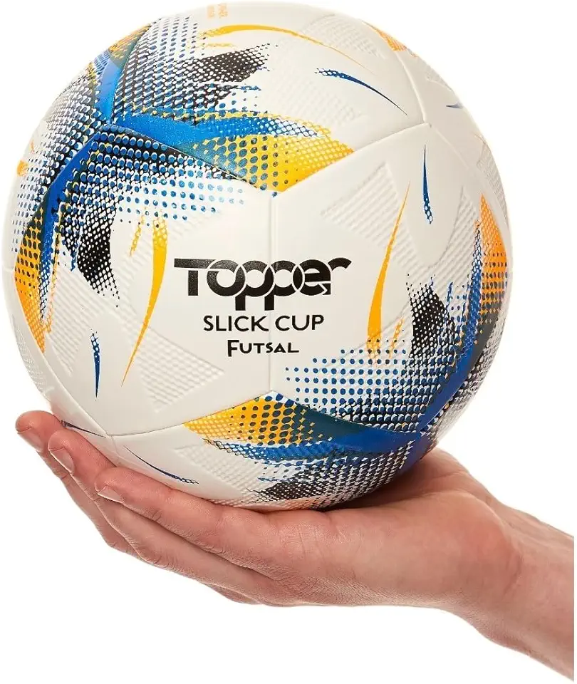 Bola De Futebol Futsal Profissional Topper Slick Cup Perfeita Para Quadra e Salão Ideal Para Treino e Lazer