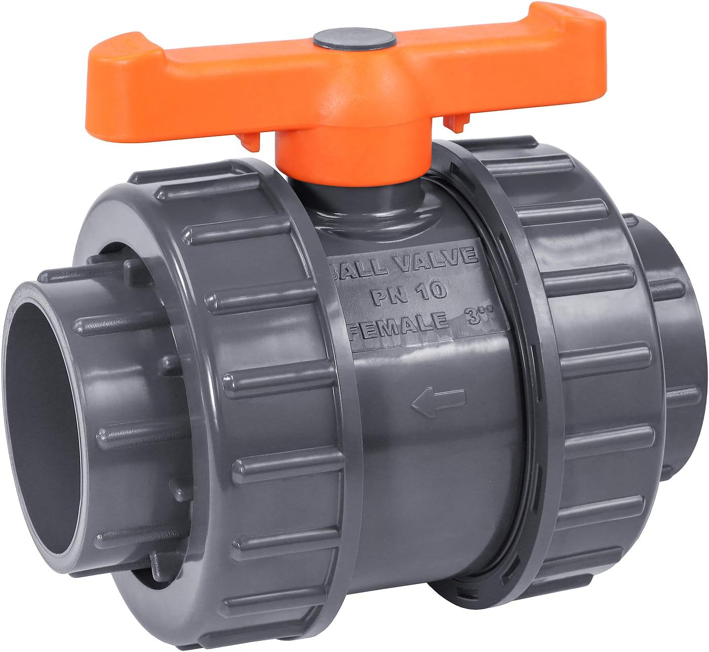 IrrigationKingRKBV3O Double Union PVC Ball Valve Slip/Weld, 3"