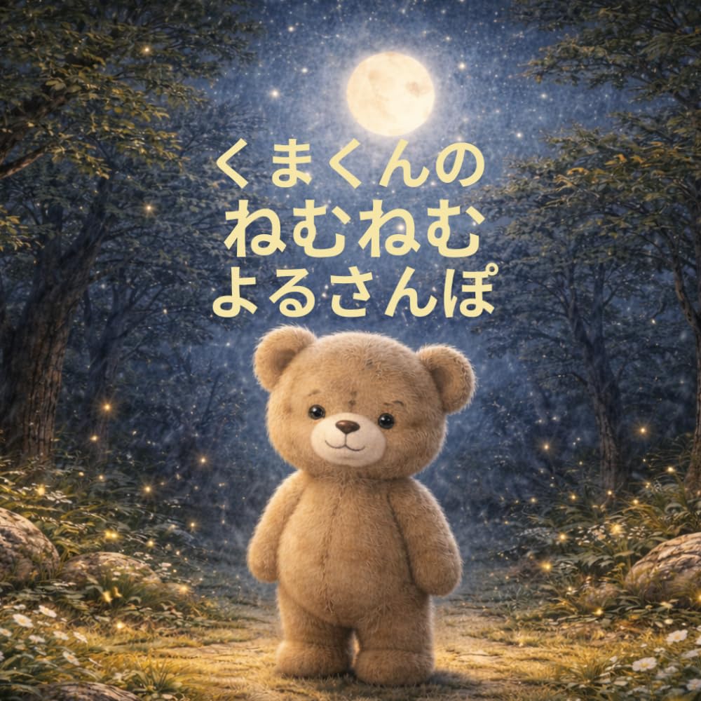 くまくんのねむねむよるさんぽ: 2歳 3歳 4歳 5歳向け ぐっすり眠るための やさしい寝かしつけ絵本